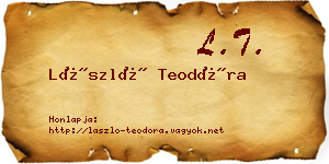 László Teodóra névjegykártya